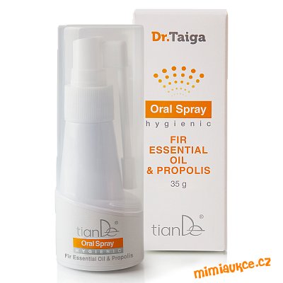 ÚŽASNÝ Hygienický ústní sprej Jedlový esenciální olej a propolis - tiande