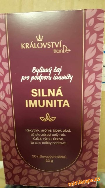 SILNÁ IMUNITA - bylinný čaj  pro podporu imunity- tiande