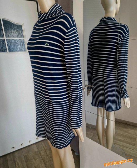 Úžasné pruhované šaty LACOSTE ???? , vel.: 42