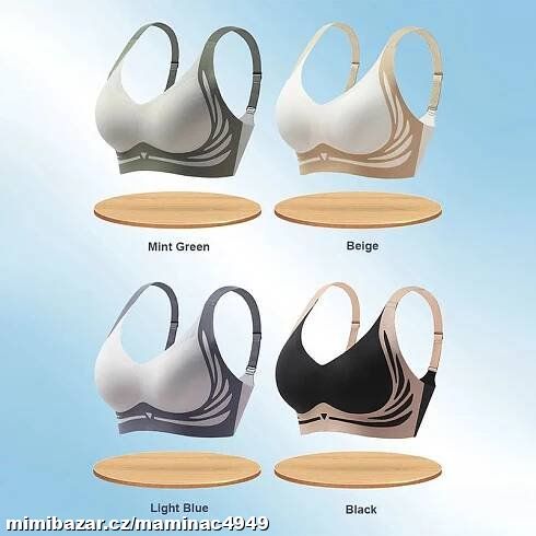 Prodám do aukce 4x ks  nové dámské Push -up podprsenky vel.L  PC 1350,-kč