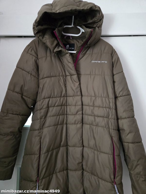 Prodám do aukce  dámský bundo-kabát zn.Alpine pro v.L PC 1799,-kč