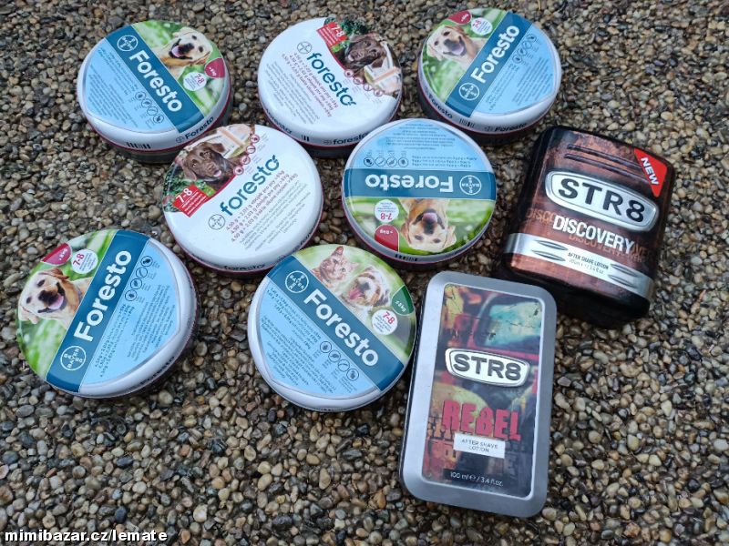 9 x kovová KRABIČKA * cena za KOMPLET!