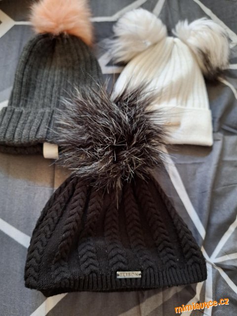 3x ZIMNÍ ČEPICE !!!