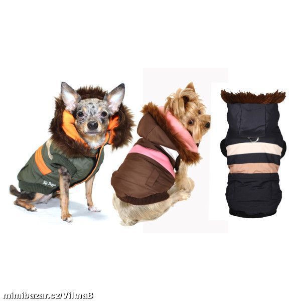 Zimní obleček / zateplená vesta pro psa vel.S