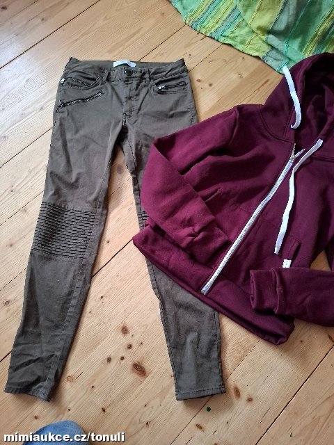 Kalhoty a mikina vel.S/36