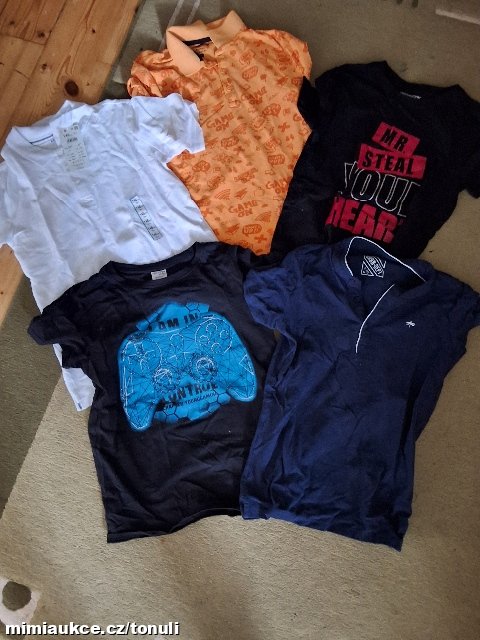 5ks triček 146/152