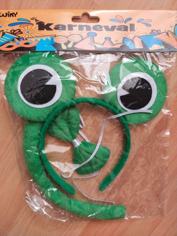 Sada ŽÁBA - ŽABKA - karnevalový kostým - doplňky
