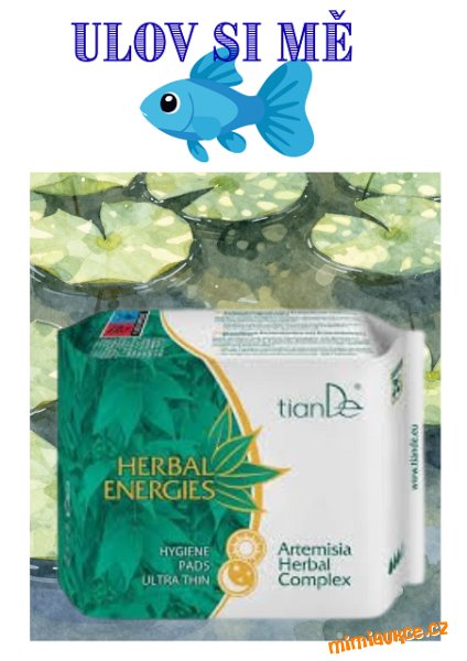 Super tenké menstruační vložky s bylinným komplexem Artemisia - tiande